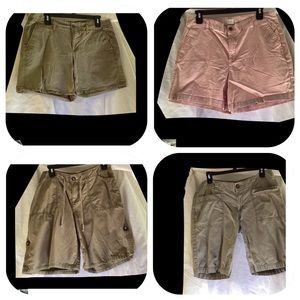 4 pair of Shorts size 10 & 12 Old Navy,+